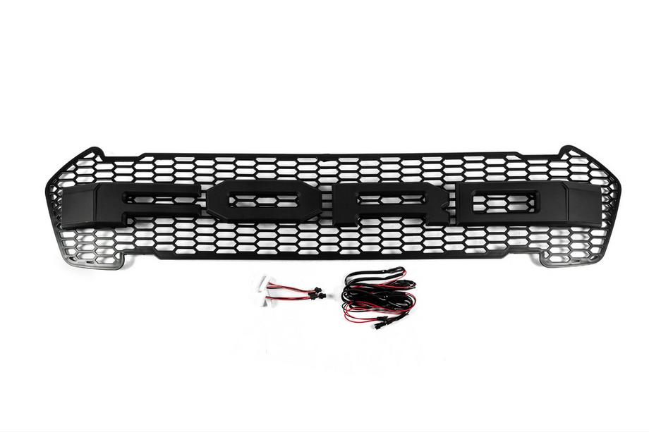 Ford Ranger 2011–2022 Frontgrill (2015-2018, svart, LED) Image