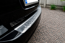 Volkswagen Golf 6 2008–2014 Bakre stötfångarskydd Carmos V2 (SW, rostfritt stål) foto 1