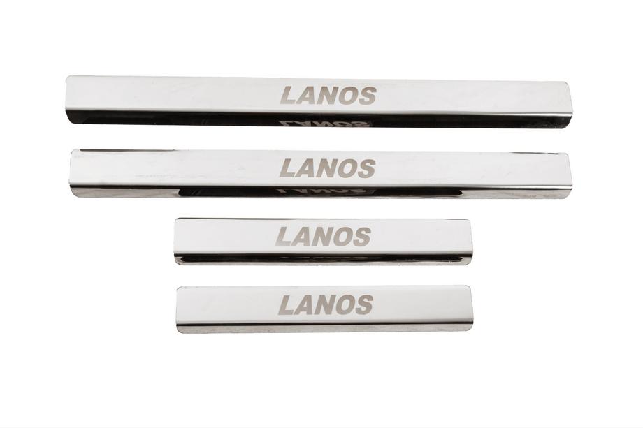 Daewoo Lanos 1998–2017 Carmos V3 instegslister (4 st, rostfritt stål) Image