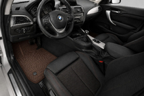 BMW 1-serien F20/F21 2011–2019 EVA bilmattor (brun) foto 1