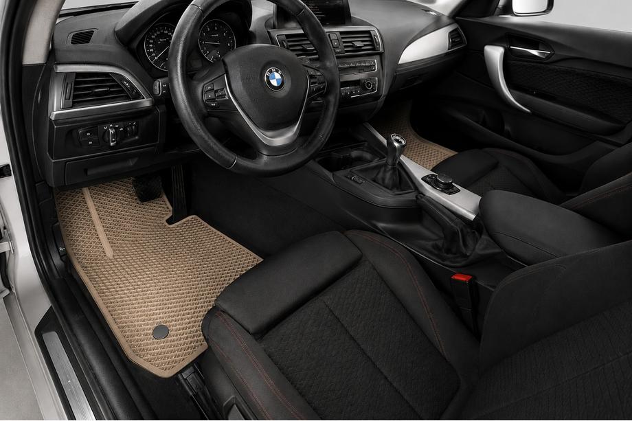 BMW 1-serien F20/F21 2011–2019 EVA bilmattor (Beige) Image