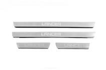 Mitsubishi Lancer 9 2004–2008 Carmos V3 instegslister (4 st, rostfritt stål) foto 1