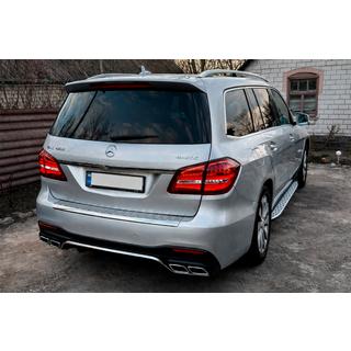 Bakre diffuser GLS63 AMG (med kromade avgasändrör) foto 1