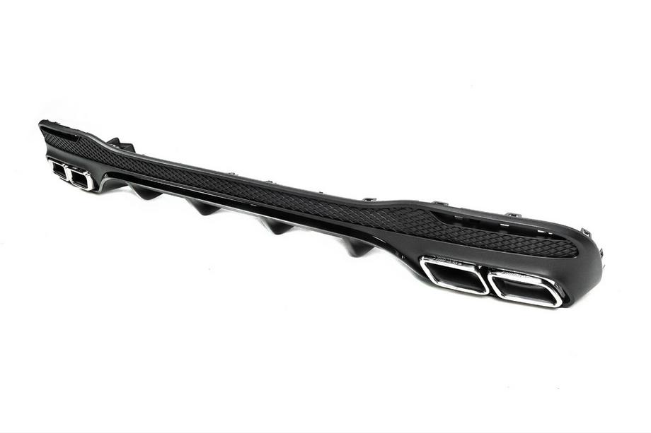 Mercedes GL/GLS-klass X166 2012–2019 Bakre diffuser GLS63 AMG (med kromade avgasändrör) Foto 3