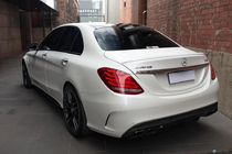 Mercedes C-class W205 2014–2021 Bakre diffuser med avgasändrör (C63-design 2014-2018) foto 1