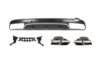 Mercedes C-class W205 2014–2021 Bakre diffuser med avgasändrör (C63-design 2014-2018) foto 2