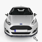 Ford Fiesta 2017– ESA frontläpp (svart) foto 1