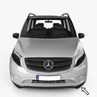 Mercedes Vito/V-klass W447 2014– ESA frontläpp (svart) foto 1