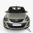 Opel Corsa D 2007–2014 ESA främre frontlip (2010-2014, svart) foto 1