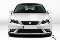 Seat Leon 2013–2020 ESA frontläpp (svart) foto 1