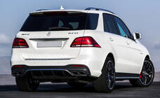 Mercedes GLE/ML class W166 2011–2018 Bakre diffusor för GLE (GLE63-design) foto 2