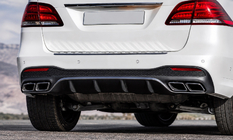 Mercedes GLE/ML class W166 2011–2018 Bakre diffusor för GLE (GLE63-design) foto 1