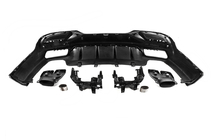 Mercedes GLE Coupé C292 2015–2019 Bakre diffuser med avgasändrör, svart (GLE63-design) foto 5