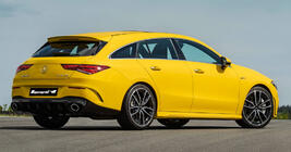 Mercedes CLA C118 2019– Bakre diffuser med avgasändrör (CLA35-design) foto 3