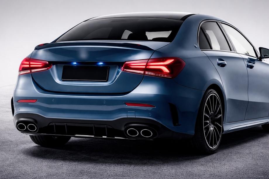 Mercedes A-class W177 2018– Bakre diffuser med avgasändrör (Design A45 SD) Image