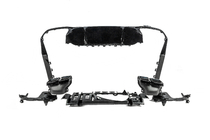 Mercedes E-klass W213 2016–2023 Bakre diffuser med avgasutblås E63-Design Black (för AMG/AMG-Line 2016-2020) foto 6