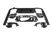 Mercedes E-klass W213 2016–2023 Bakre diffuser med avgasutblås E63-Design Black (för AMG/AMG-Line 2016-2020) foto 7
