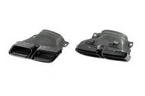 Mercedes E-klass W213 2016–2023 Bakre diffuser med avgasutblås E63-Design Black (för AMG/AMG-Line 2016-2020) foto 8