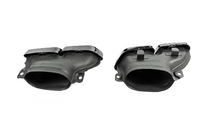 Mercedes E-klass W213 2016–2023 Bakre diffuser med avgasutblås E63-Design Black (för AMG/AMG-Line 2016-2020) foto 11