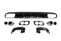 Mercedes E-klass W213 2016–2023 Bakre diffusor med avgasändrör E53-Design (för AMG/AMG-Line) foto 2