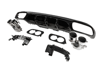 Mercedes E-klass W213 2016–2023 Bakre diffusor med avgasändrör E53-Design (för AMG/AMG-Line) foto 3