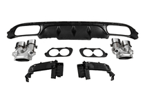Mercedes E-klass W213 2016–2023 Bakre diffusor med avgasändrör E53-Design (för AMG/AMG-Line) foto 5