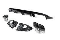Mercedes E-class coupé C238 2016–2024 Bakre diffuser Black med avgasändrör Black (AMG63 Design) foto 4