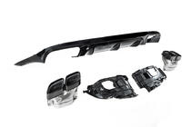 Mercedes E-class coupé C238 2016–2024 Bakre diffuser Black med avgasändrör Black (AMG63 Design) foto 5