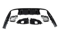Mercedes E-class coupé C238 2016–2024 Bakre diffuser Black med avgasändrör Black (AMG63 Design) foto 6