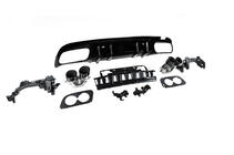 Mercedes C-class W205 2014–2021 Bakre diffuser med avgasutblås (Design C43) foto 5