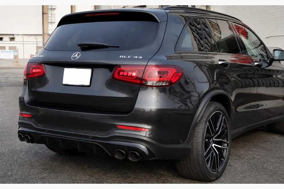 Mercedes GLC X253 2015–2022 Bakre diffuser med avgasändrör (AMG43-design) Foto 2