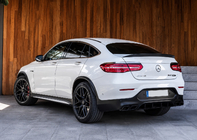 Mercedes GLC Coupé C253 2016–2023 Bakre diffusor med ändrör Black (AMG63 design) foto 3