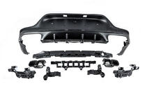 Mercedes GLC Coupé C253 2016–2023 Bakre diffusor med ändrör Black (AMG63 design) foto 4