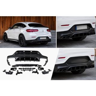 Bakre diffusor med ändrör Black (AMG63 design) foto 1