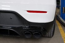 Mercedes GLC Coupé C253 2016–2023 Bakre diffuser med avgasändrör (AMG43-design) foto 4