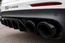 Mercedes GLC Coupé C253 2016–2023 Bakre diffuser med avgasändrör (AMG43-design) foto 5