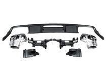 Mercedes CLS C218 2011–2018 Bakre diffuser med avgasändrör Black (2015-2018, CLS63 design) foto 6