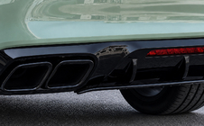 Mercedes CLS C218 2011–2018 Bakre diffuser med avgasutblås Black (2015-2018, GT63 Design) foto 2