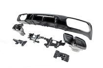 Mercedes CLS C218 2011–2018 Bakre diffuser med avgasutblås Black (2015-2018, GT63 Design) foto 6