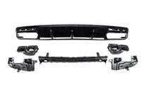 Mercedes S-class C217 Coupé 2014–2020 Bakre diffuser med avgasändrör Black (2018-2020) foto 4