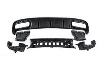 Mercedes S-class C217 Coupé 2014–2020 Bakre diffuser med avgasändrör Black (2018-2020) foto 8