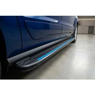 Sidosteg Maya Blue (2 st, aluminium) foto 1