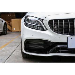 Framstötfångare komplett (AMG C63-designs 2018-2021) Mercedes C-сlass W205 2014–2021 foto 2
