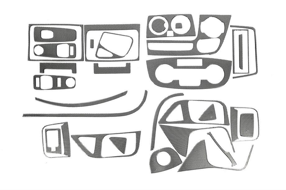 Opel Movano 2021– Instrumentpanelskydd Kolfiber Image