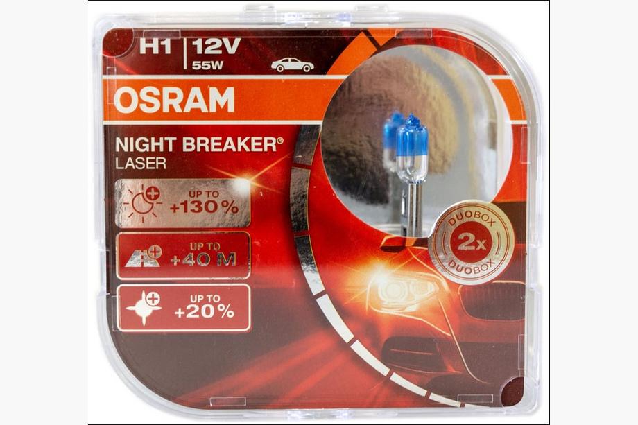 Osram 64150NBL H1 55W 12V strålkastarlampa Foto 1