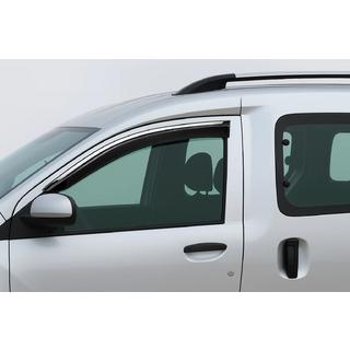 Vindavvisare för sidorutor med kromlist Niken Luxury (2 st) Dacia Dokker 2013–2022 foto 1