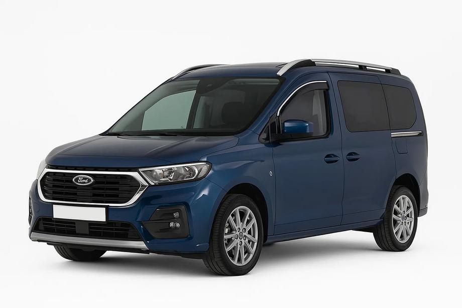 Ford Connect 2021– Vindavvisare för sidorutor med kromlist Niken Luxury (2 st) Foto 1