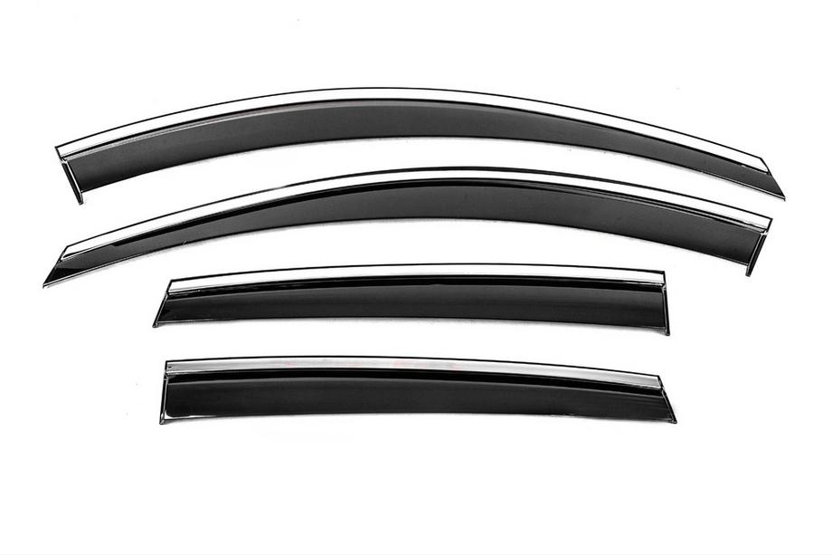 Chevrolet Captiva 2006–2019 Vindavvisare med kromlist Niken Luxury (4 st) Image