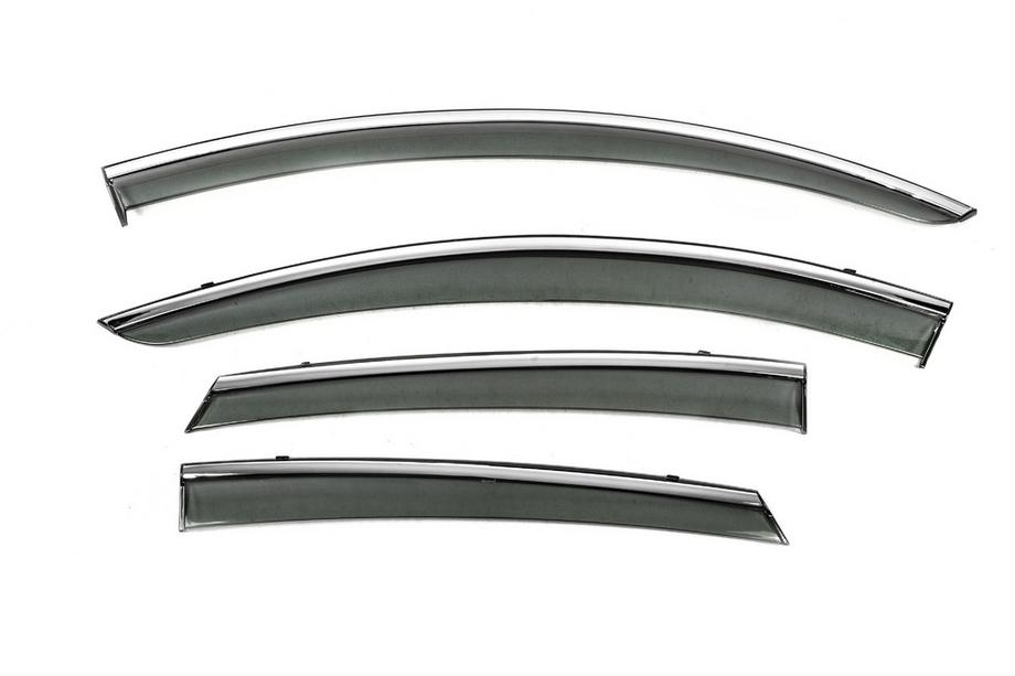 Ford Fusion 2012–2020 Vindavvisare med kromlist Niken Luxury (SD, 4 st) Image