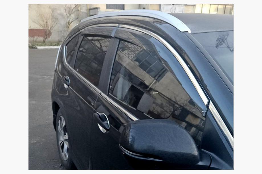 Honda CRV 2012–2016 Vindavvisare med kromlist Niken Luxury (4 st) Image